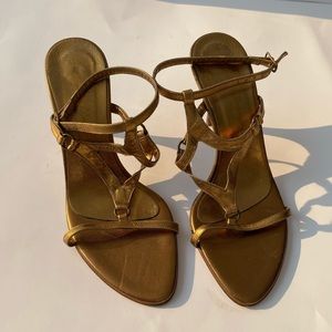 Firenze made in Italy sz (38) 7 brown pencil heel.